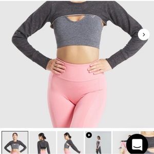 Gymshark Super Cropped Sweater Size Small